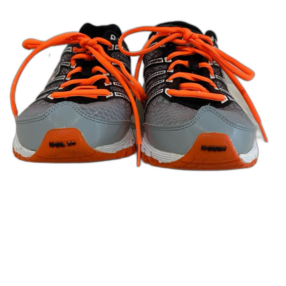 K-Swiss Sneaker Shoes Men’s Size 7.5 Colors Orange Black Gray Tubes Run 100 - Picture 12 of 12